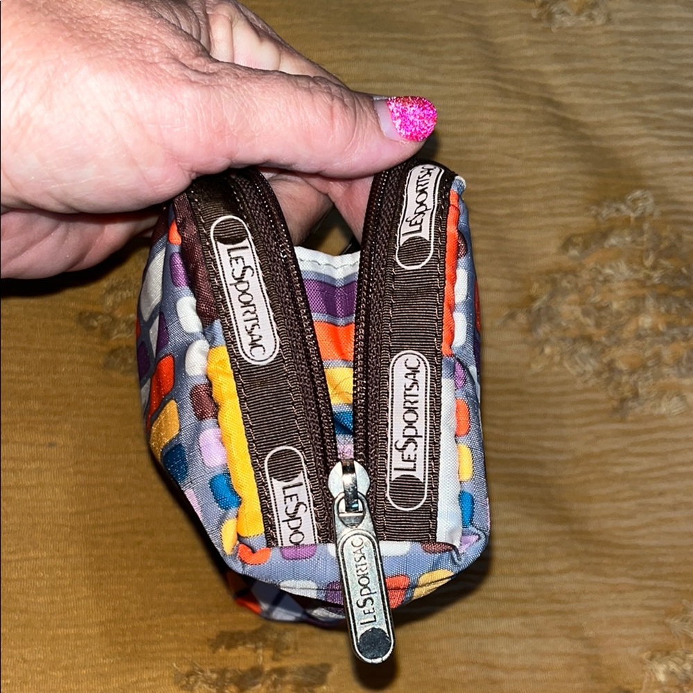 LeSportsac Colorful Striped Pouch - Picture 4 of 7